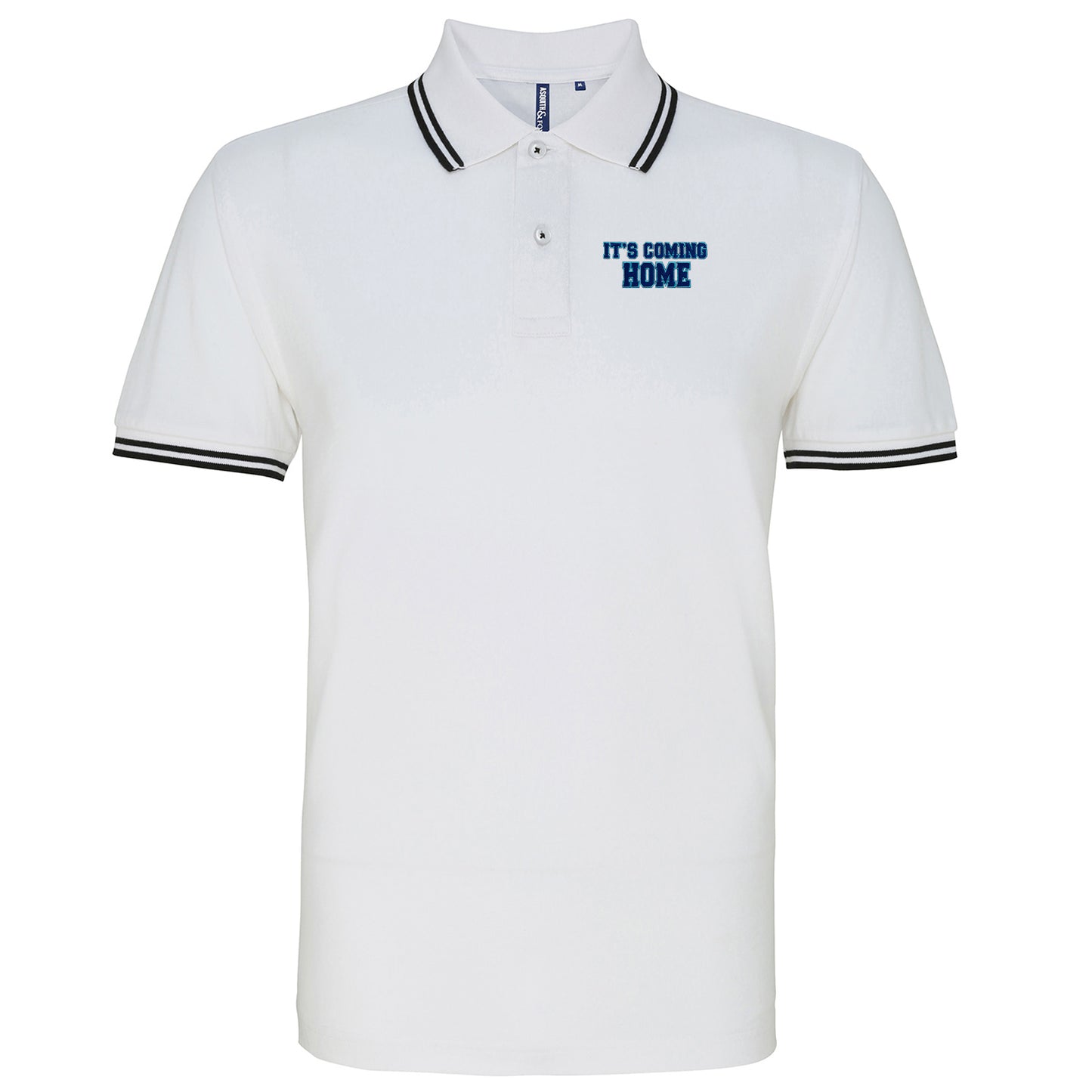 It's Coming Home England Football Tipped Polo Shirt