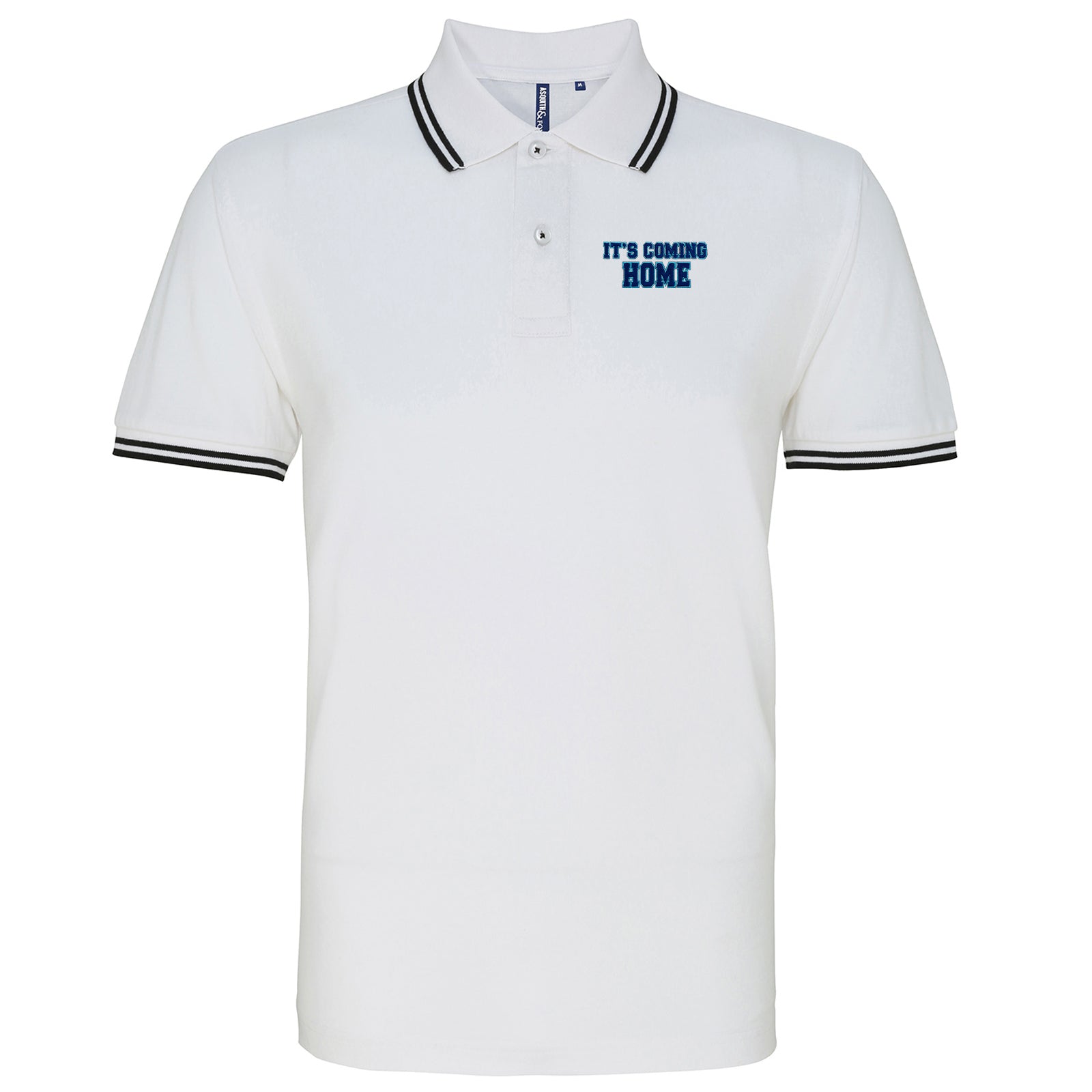 It's Coming Home England Football Tipped Polo Shirt