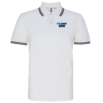 It's Coming Home England Football Tipped Polo Shirt