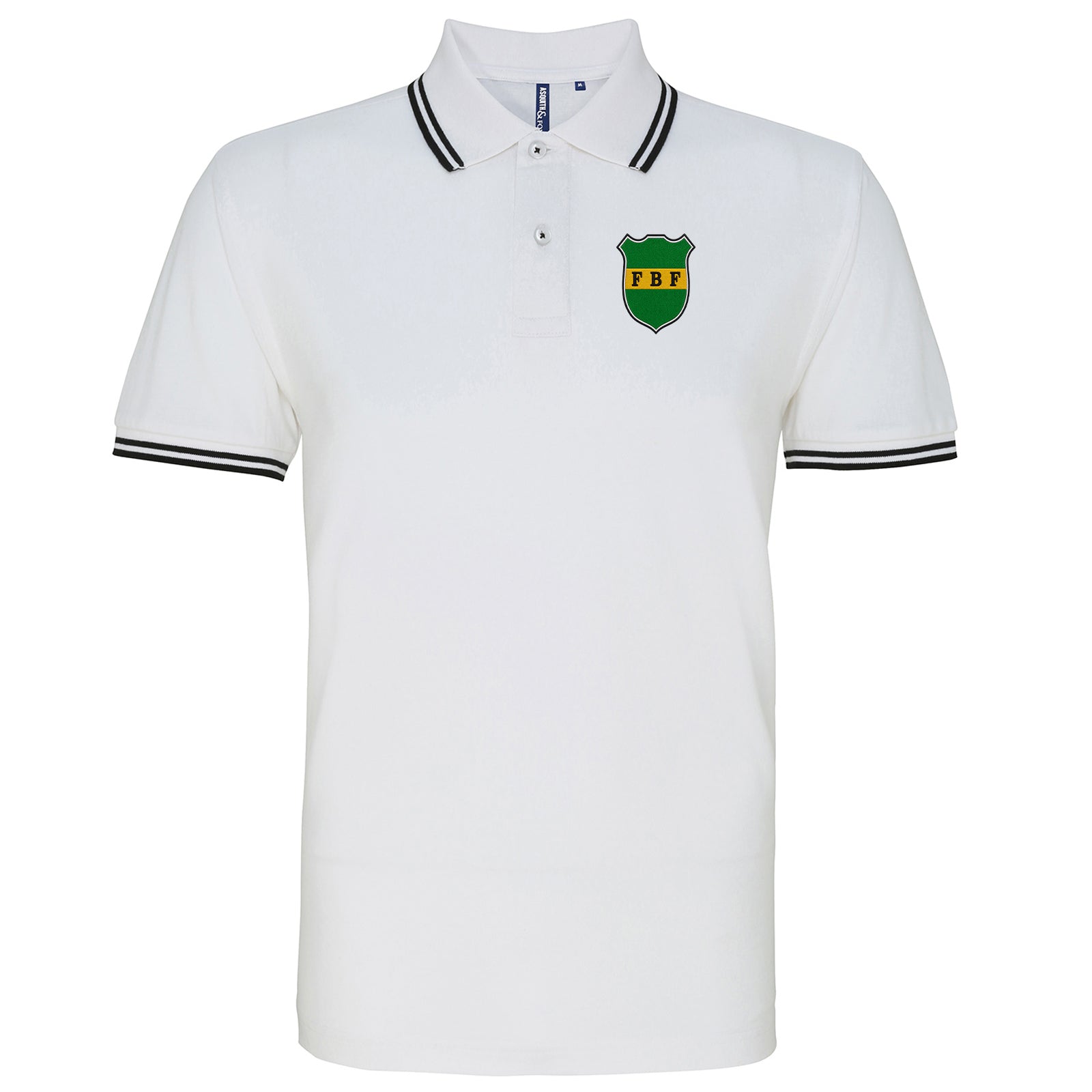 Classic Brazil Football Tipped Polo Shirt 