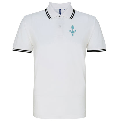 Sky Blues Senior Cup Winners Tipped Polo Shirt