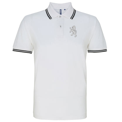 Retro Scotland 1872 Football Tipped Polo Shirt