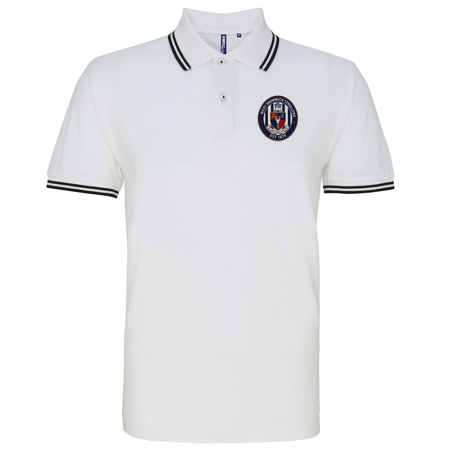 Classic West Bromwich Strollers Tipped Polo Shirt