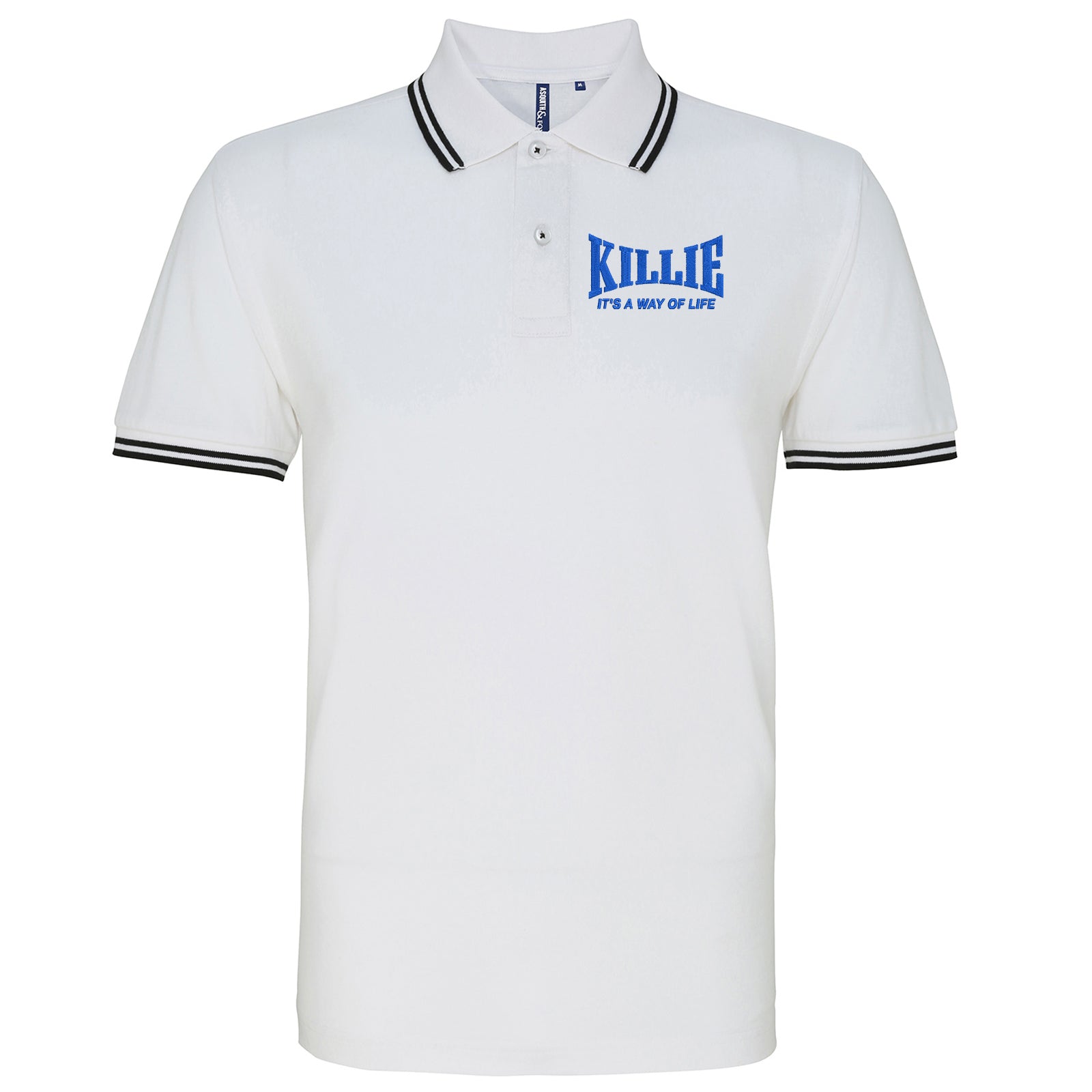 Kilmarnock Football Team Tipped Polo Shirt 