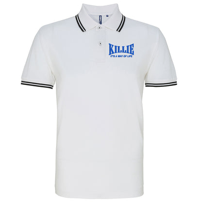 Kilmarnock Football Team Tipped Polo Shirt 