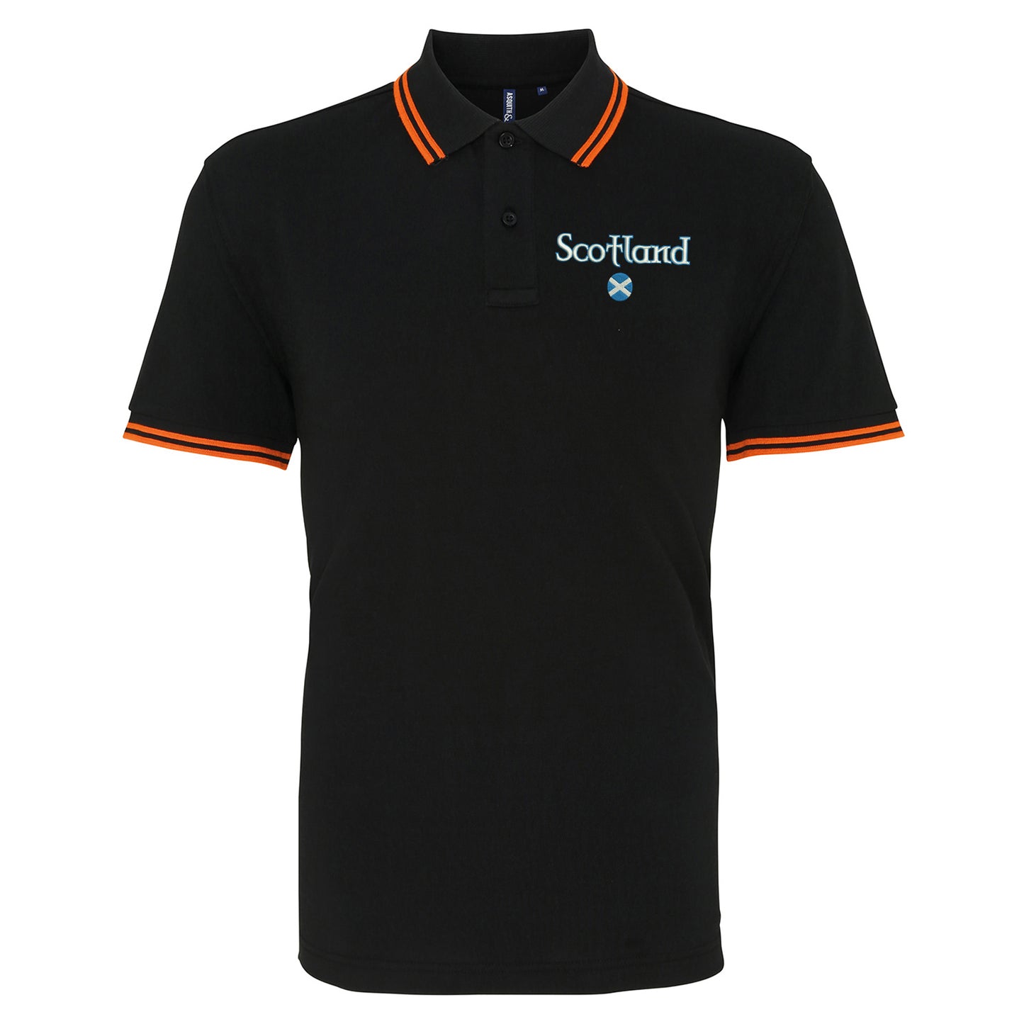 Scotland Circle Flag Polo Shirt