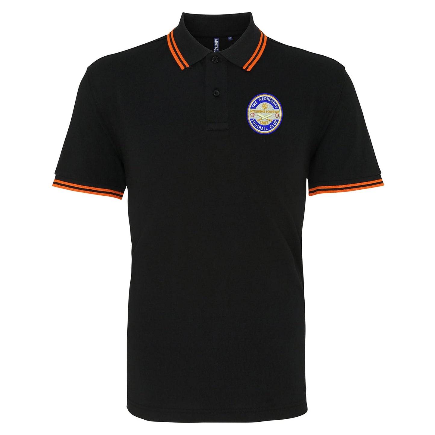 Thin Lizzy Whiskey in the Jar  Embroidered Tipped Polo Shirt