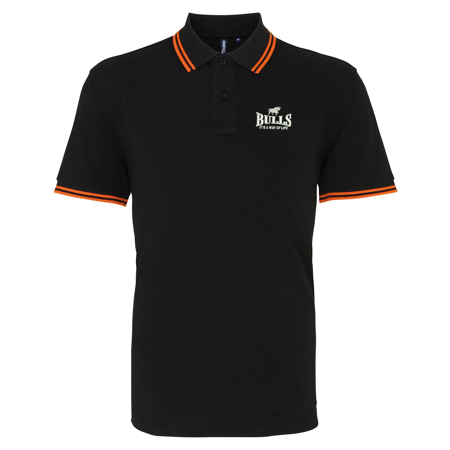 Bulls It's a Way of Life Tipped Polo Shirt