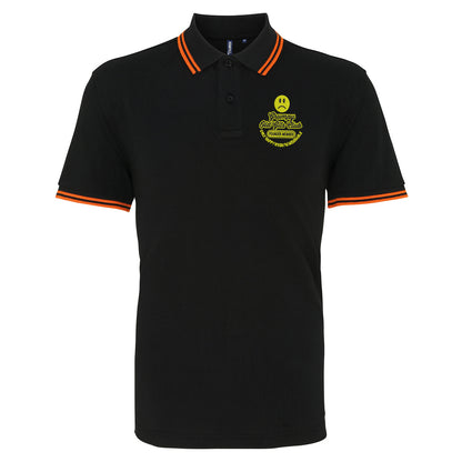 Grumpy Old Gits Club Founder Member Embroidered Tipped Polo Shirt