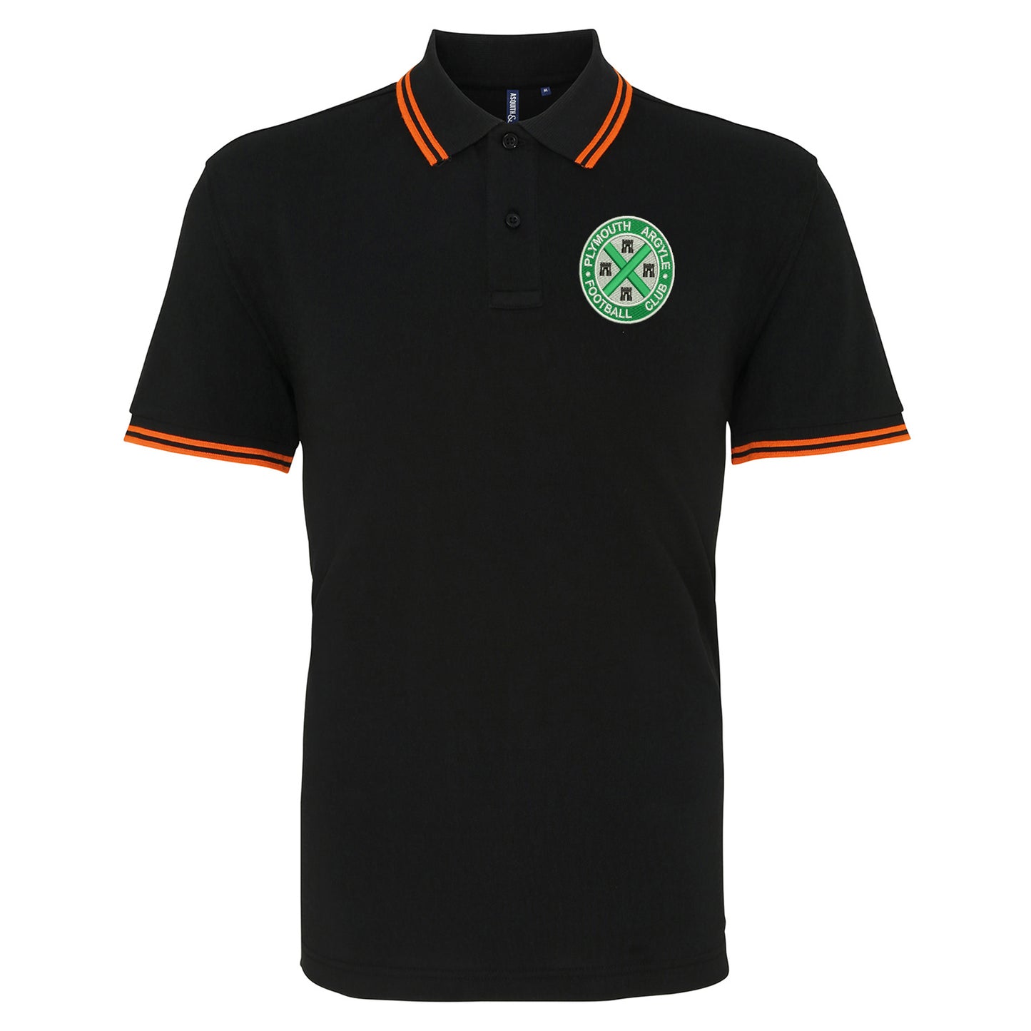 Retro Plymouth 1911 Embroidered Tipped Polo Shirt