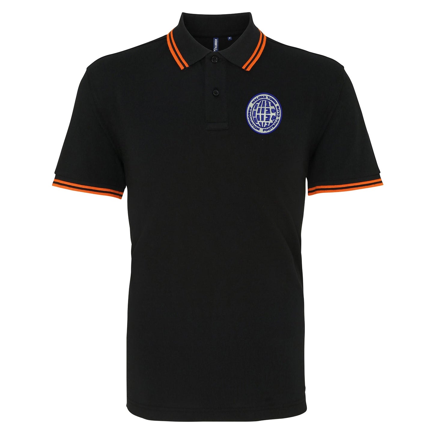Retro Halifax 1970s Embroidered Tipped Polo Shirt