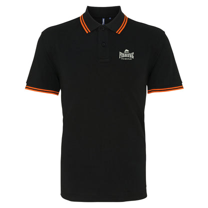 Fishing It's a Way of Life Tipped Polo Shirt