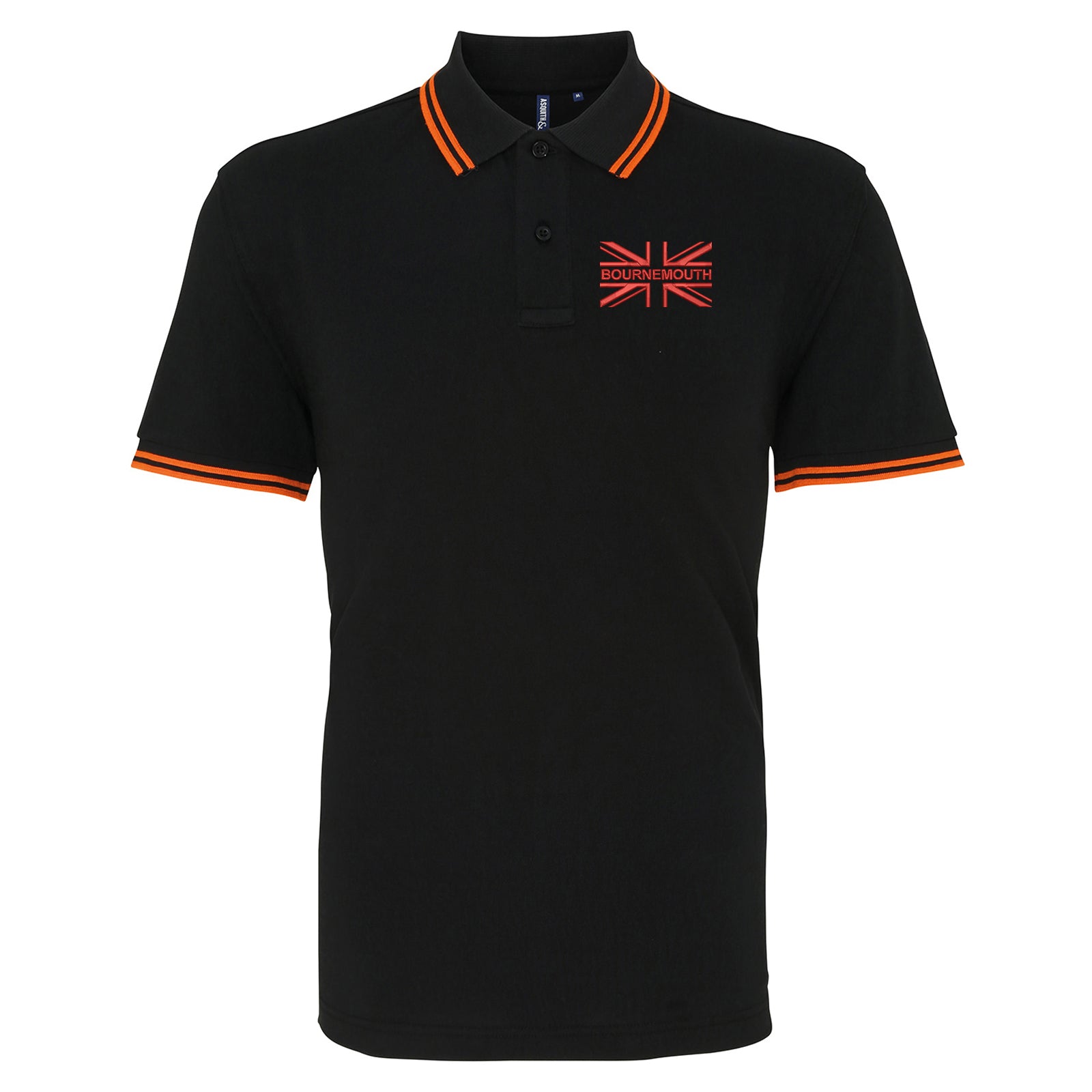 AFC Bournemouth Football Tipped Polo Shirt 