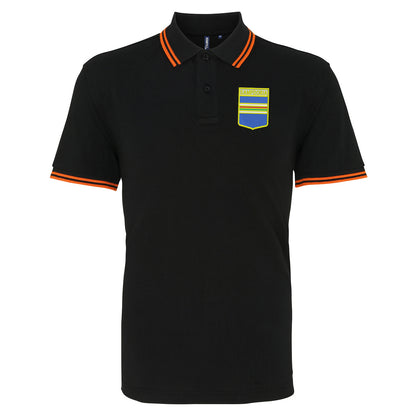 Retro Sampdoria 1960s Embroidered Tipped Polo Shirt