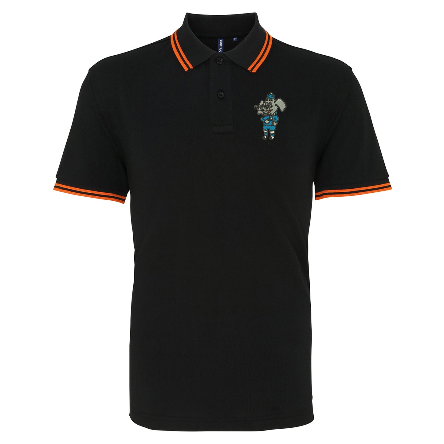 Retro Coventry 1974 Embroidered Tipped Polo Shirt