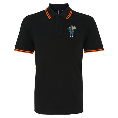 Retro Coventry 1974 Embroidered Tipped Polo Shirt