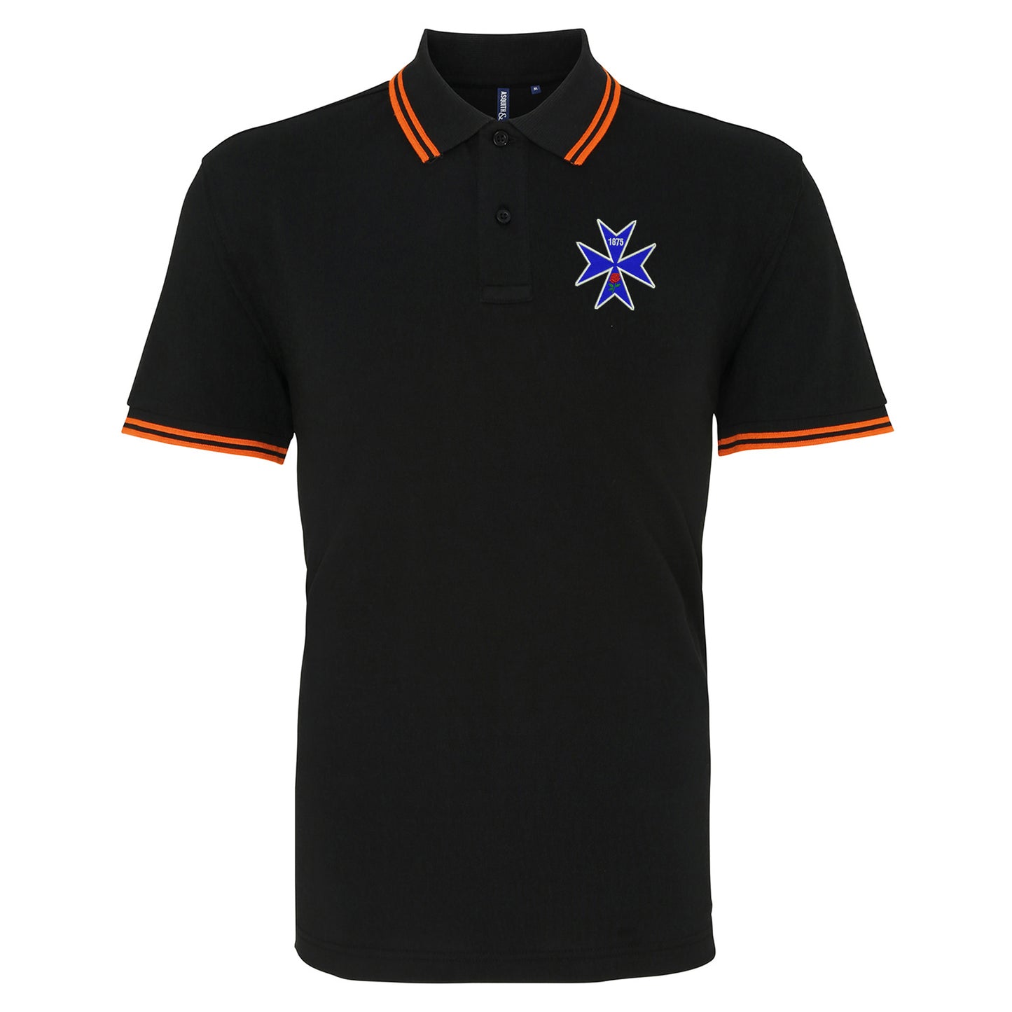 Retro Blackburn 1875 Tipped Polo Shirt