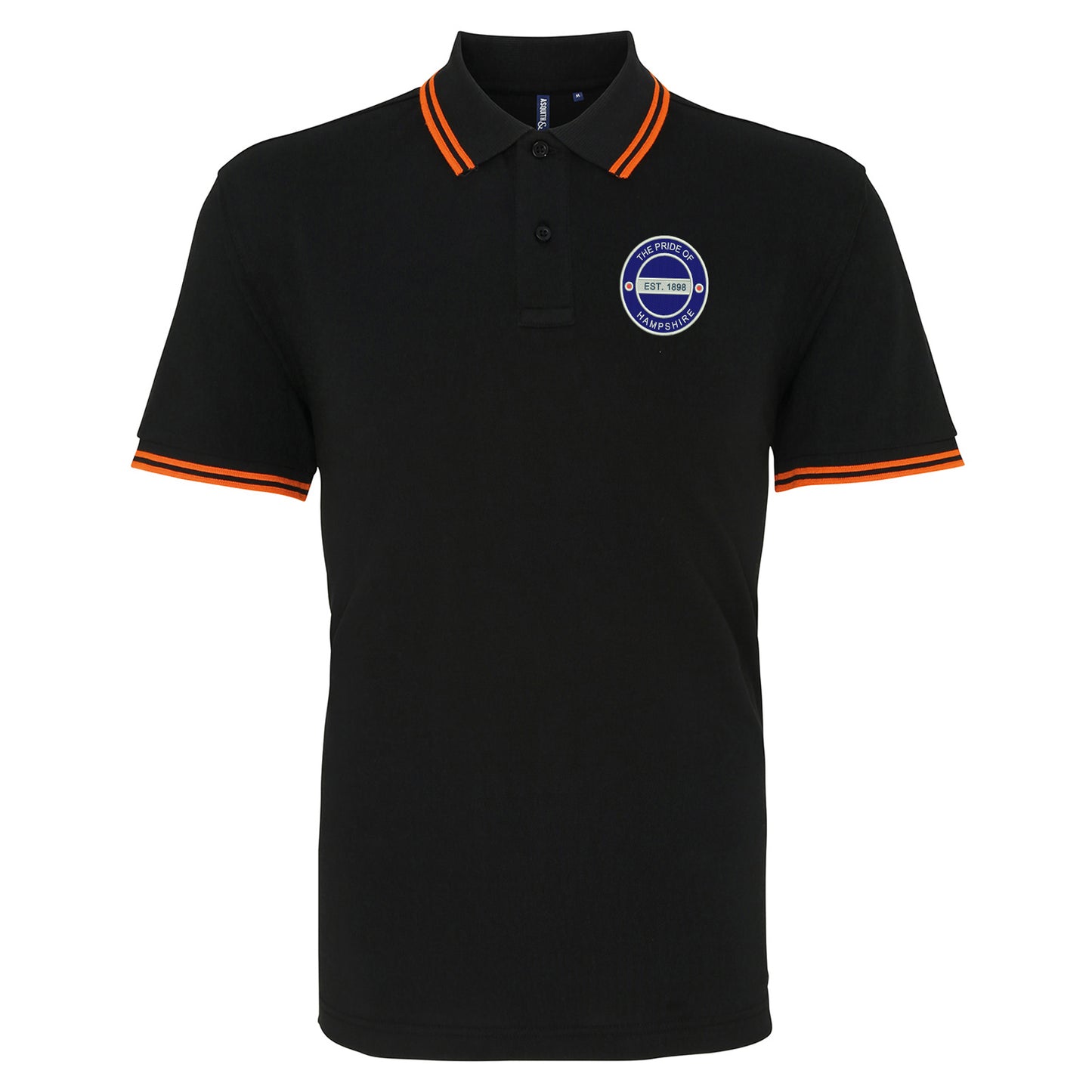 The Pride of Hampshire Est 1898 Tipped Polo Shirt