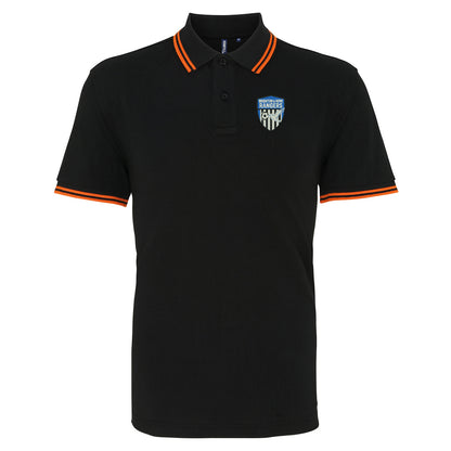 An Old School Brighton Football Tipped Polo Shirt 