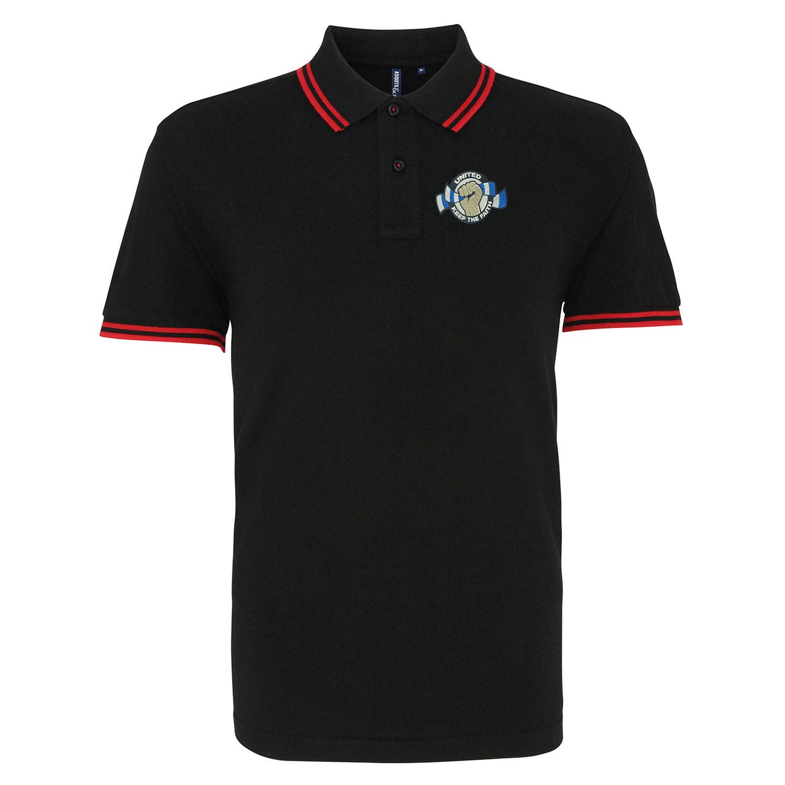 Leeds United Football Tipped Polo Shirt 