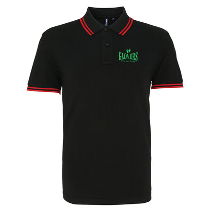 Glovers It's a Way of Life Embroidered Tipped Polo Shirt