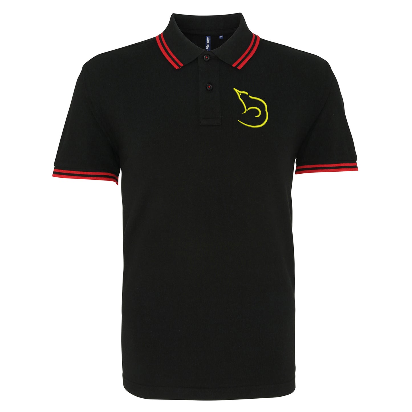 Retro Shrewsbury 1983 Embroidered Tipped Polo Shirt
