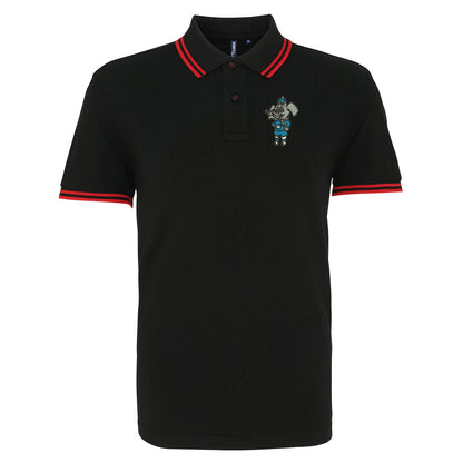 Retro Coventry 1974 Embroidered Tipped Polo Shirt