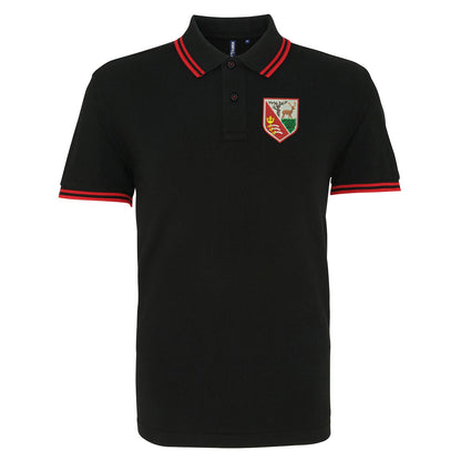Retro Hayes Embroidered Tipped Polo Shirt