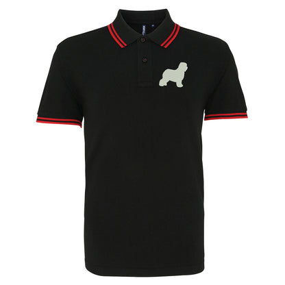Old English Sheepdog Tipped Polo Shirt