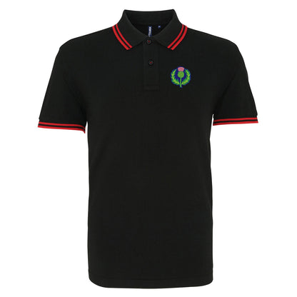 Scotland Rugby Polo Shirt Mens