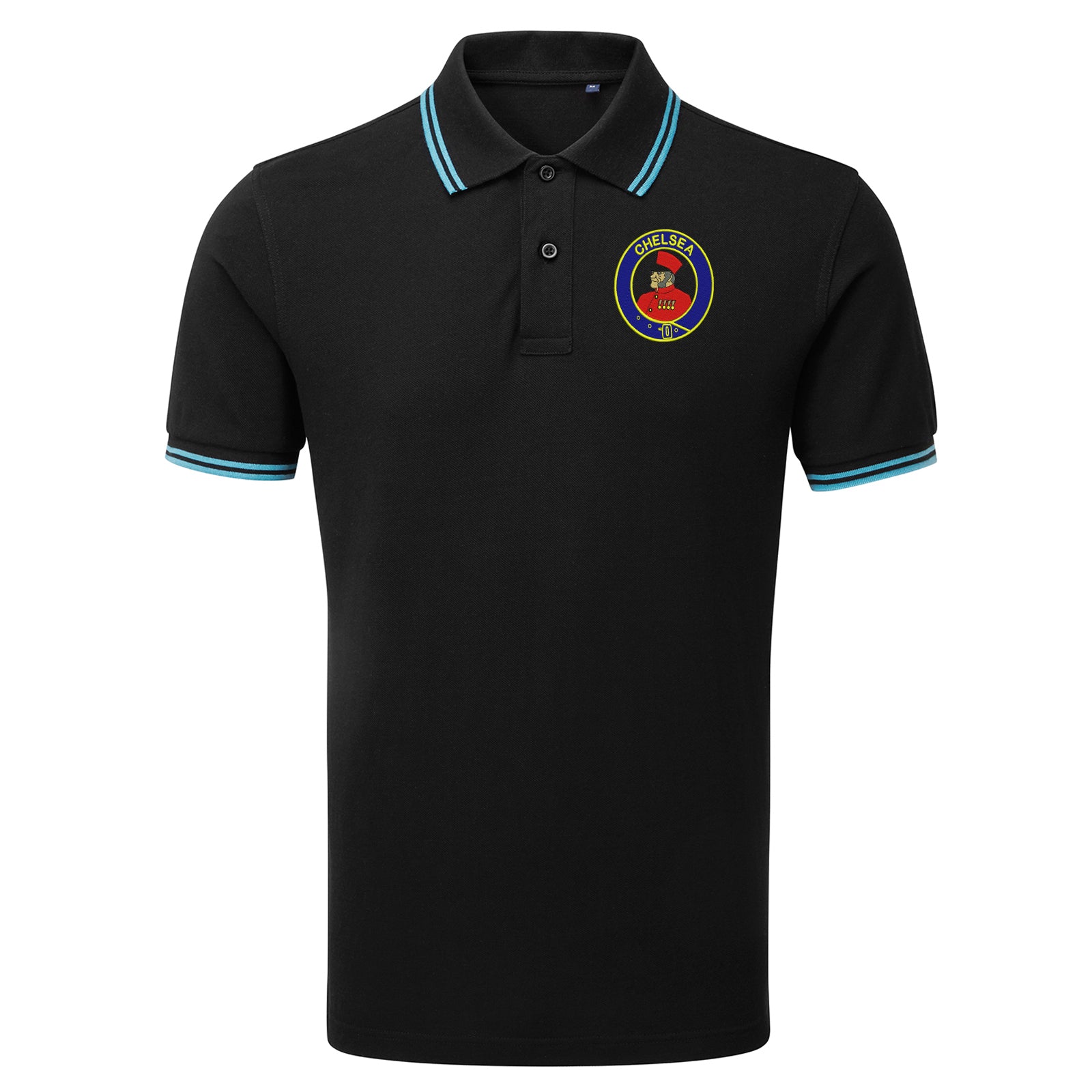 Retro Chelsea 1905 Embroidered Tipped Polo Shirt