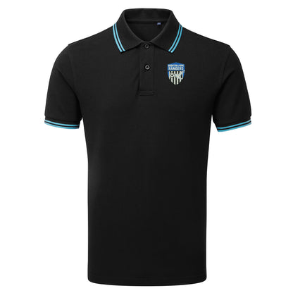 An Old School Brighton Football Tipped Polo Shirt 