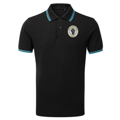 North End  Soul PNE Embroidered Tipped Polo Shirt
