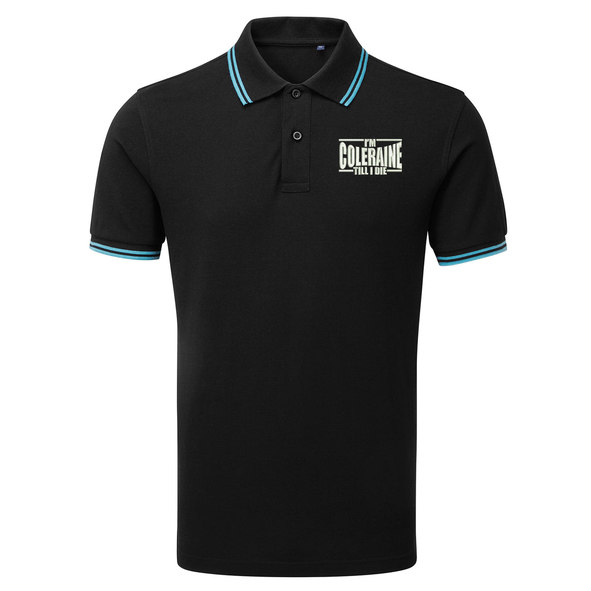 I am Coleraine Embroidered Polo Shirt