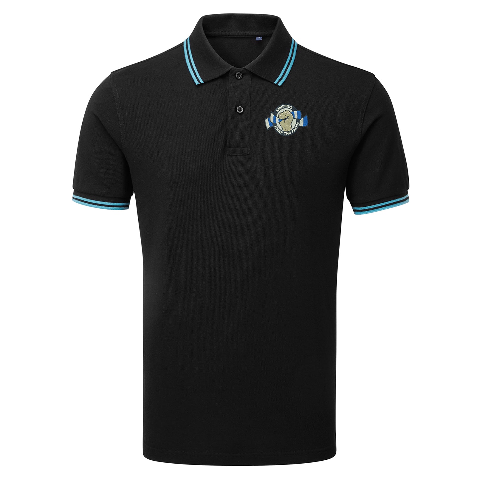Leeds United Football Tipped Polo Shirt 