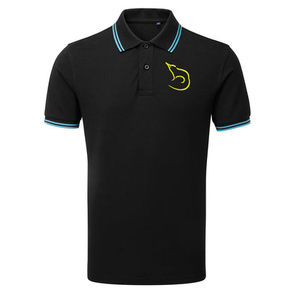 Retro Shrewsbury 1983 Embroidered Tipped Polo Shirt