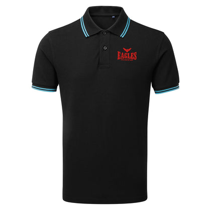Eagles It's a Way of Life Embroidered Tipped Polo Shirt