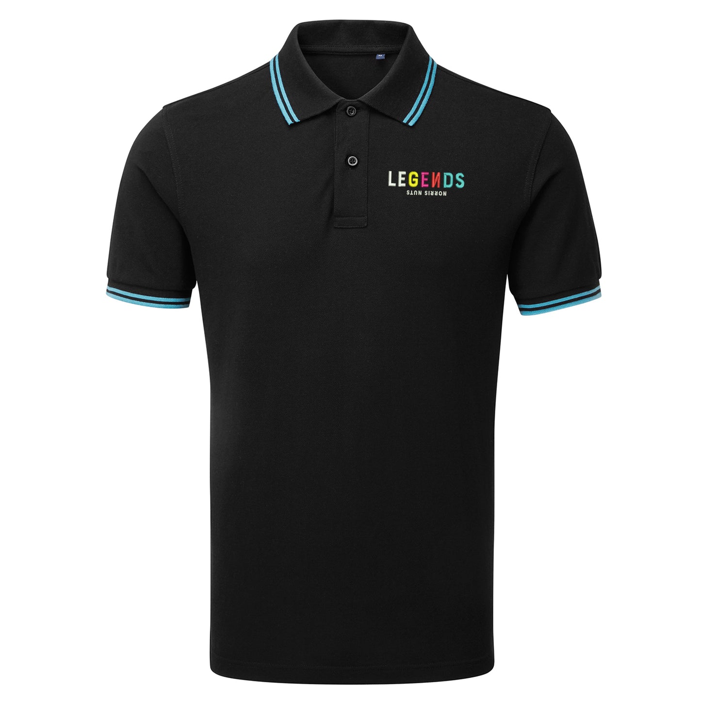 Norris Nuts Legends Embroidered Tipped Polo Shirt
