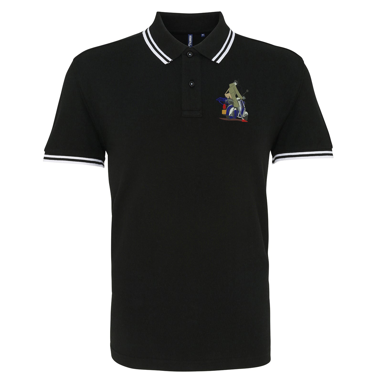 60s Mod Parka Polo Shirt