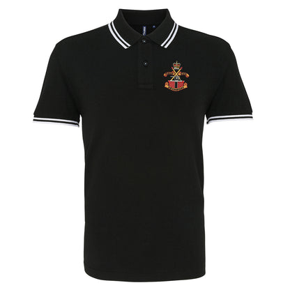 Devonport Field Gun Crew Embroidered Tipped Polo Shirt