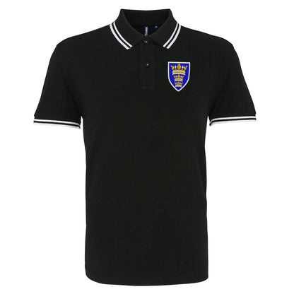 Retro Hull 1935 Embroidered Tipped Polo Shirt