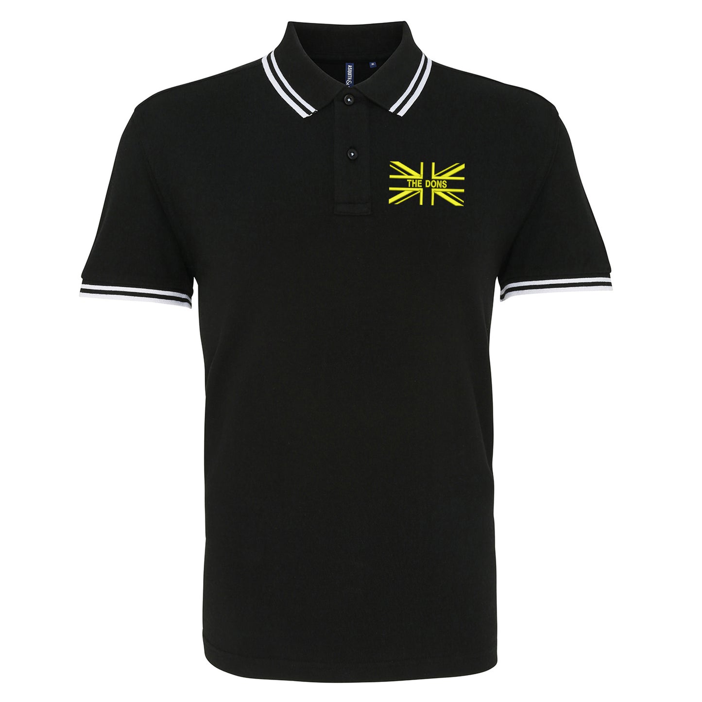 The Dons Union Jack Embroidered Tipped Polo Shirt