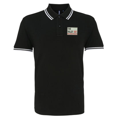 The Valley SE7 Embroidered Tipped Polo Shirt