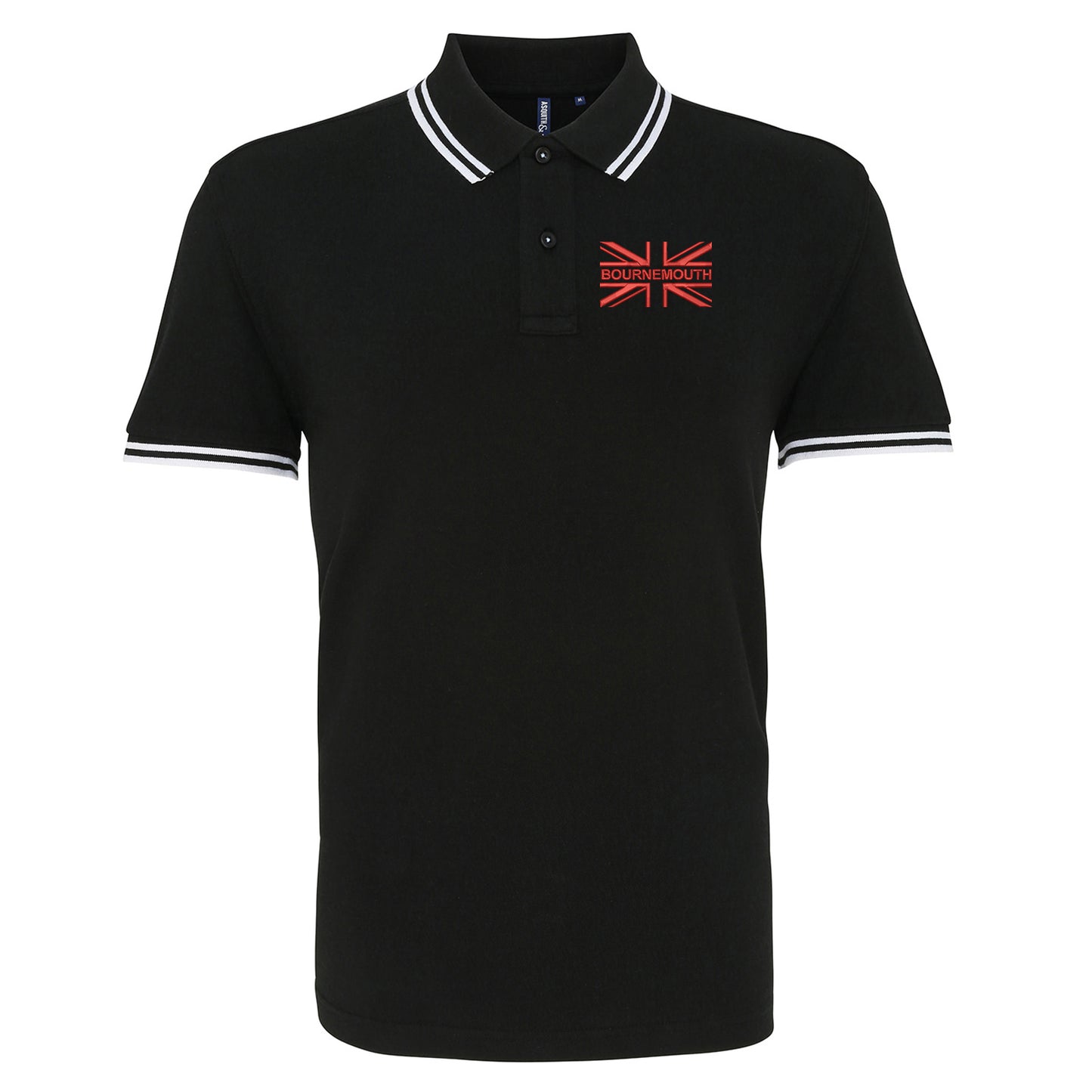 AFC Bournemouth Football Tipped Polo Shirt 
