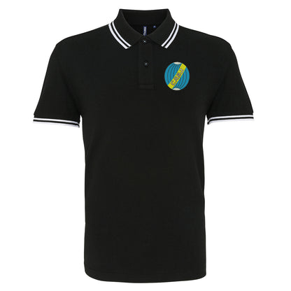 Retro Boca Juniors 1912 Embroidered Tipped Polo Shirt