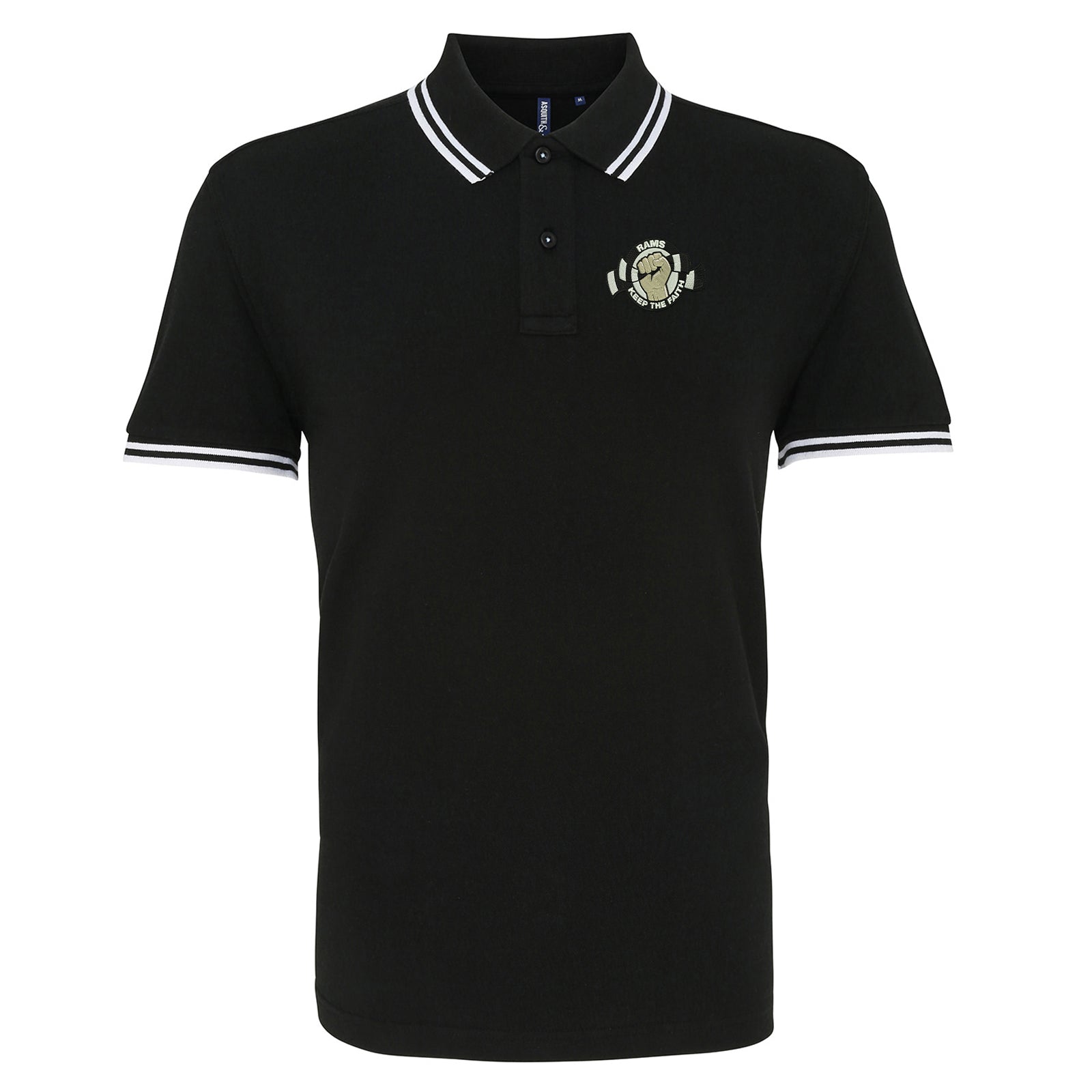 Derby County FC Tipped Polo Shirt