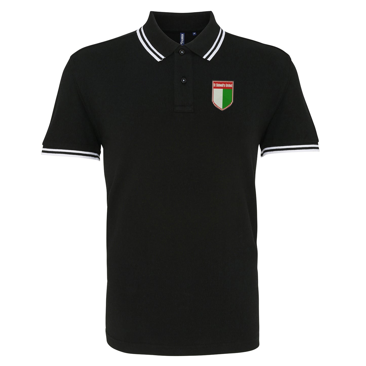 Retro St Sidwells United Tipped Polo Shirt