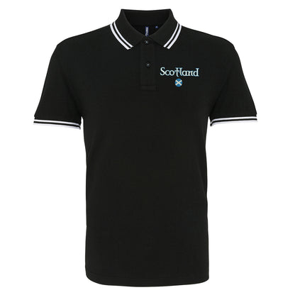 Scotland Circle Flag Polo Shirt