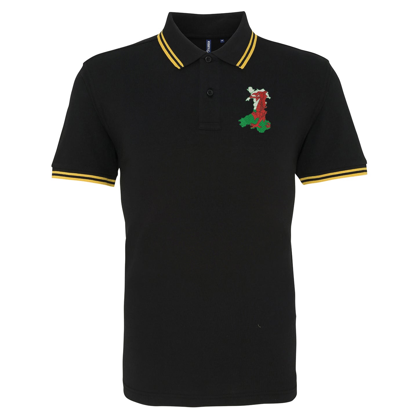 Wales Flag Map Polo Shirt