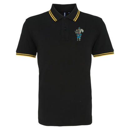 Retro Coventry 1974 Embroidered Tipped Polo Shirt